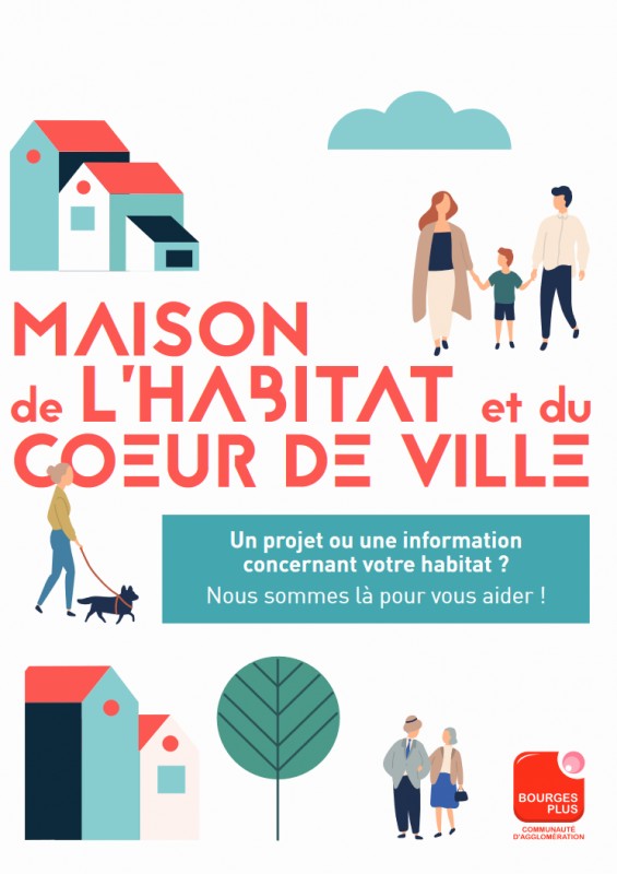 Dépliant de la Maison de l'Habitat et du Coeur de Ville